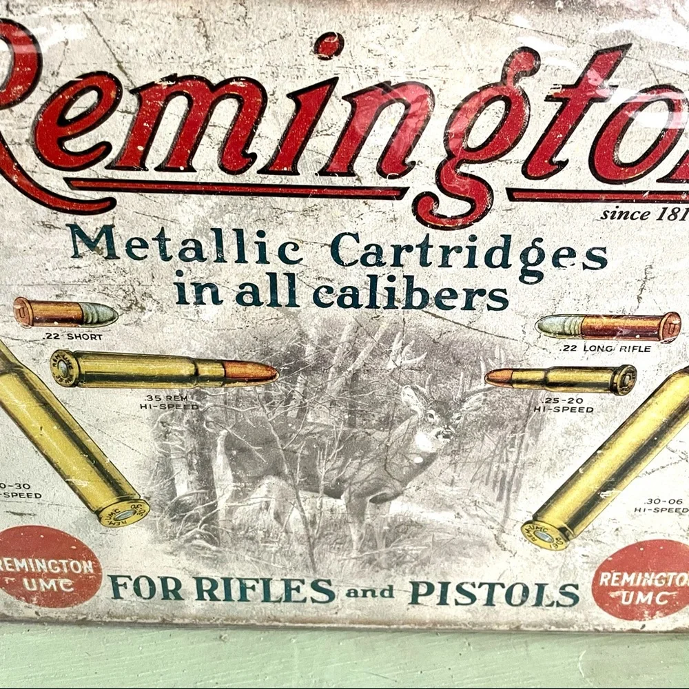 NEW Remington Metal Sign